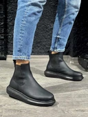 Yüksek Taban Ayakkabı 111 Siyah (Siyah Taban) thumbnail 3