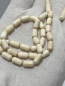 Kesme Fildişi Tesbih 9,10 Gram - Koleksiyonluk Fil Dişi Tespih - 4