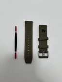 Hemsut Crafted Kanvas Saat Kordonu Haki 22mm - 3