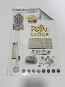 Royal Clock 3D Ahşap Saat Maketi 110x11x10 cm - 9