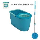 Motek Trend Mop Temizlik Kovası Microfiber Temizlik Seti+1 Yedek Püskül - 1
