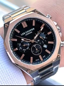 Lee Cooper İç Fonksiyonları Aktif Çelik Kordon 5 Atm Suya Dayanıklı Erkek Kol Saati VS.BLKT.0022 - 2