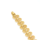 BZ Altın Kaplama Hint İşi Kadın Bileklik BLK-833 - 3