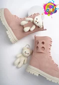 Kids Club Shoes Perla Hayvan Figürlü Ortopedik Kaymaz Taban Unisex Çocuk Bot thumbnail 2