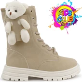 Kids Club Shoes Perla Hayvan Figürlü Ortopedik Kaymaz Taban Unisex Çocuk Bot thumbnail 1