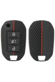 Citroen C4 C4l Kaktüs C3 C6 C8 Silikon Anahtar Kılıfı 2.Resime Bakınız - 1