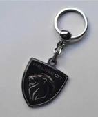 Peugeot Yeni Logolu Metal Otomobil Anahtarlığı 2 Taraf Baskılı 1. Kalite thumbnail 2