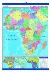 AFRİKA SİYASİ HARİTASI (Kaplamalı) - 1