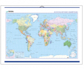 DÜNYA SİYASİ HARİTASI (Kaplamalı) - 1