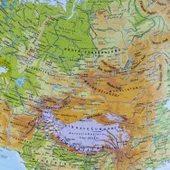 ASYA FİZİKİ HARİTASI (Kaplamalı) - 3