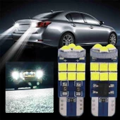 Dekoratif led ampul T10-18SMD 3030CANBUS 12V çift beyaz/ LAAM867 - 2
