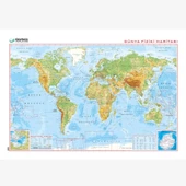DÜNYA FİZİKİ HARİTASI (78X135 CM) - 1