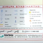 AVRUPA SİYASİ HARİTASI (Kaplamalı) - 3