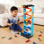 Hot Wheels Heyecanlı Yarış Kulesi - Mavi Su Dünyası - 5