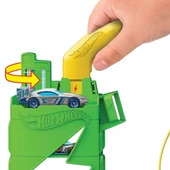 Hot Wheels Elektrikli Araç Şarj İstasyonu Oyun Seti - Mavi Su Dünyası thumbnail 5