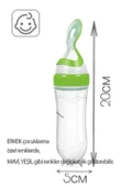 ModaCar Kaşıklı Mama Silikon Biberon ERKEK Bebek Besleyici - 2