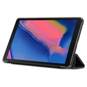 Spigen Galaxy Tab A 8.0 S Pen (2019) ile Uyumlu Kılıf Smart Fold Black - 2