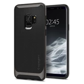 Spigen Galaxy S9 ile Uyumlu Kılıf Neo Hybrid Gunmetal thumbnail 1