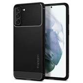 Spigen Galaxy S21 Plus ile Uyumlu Kılıf Rugged Armor Matte Black - 1