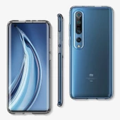 Spigen Mi 10 ile Uyumlu Kılıf Liquid Crystal 4 Tarafı Tam Koruma Crystal Clear - 3