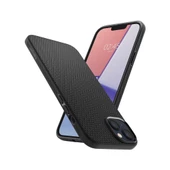Spigen iPhone 14 Plus ile Uyumlu Kılıf Liquid Air Matte Black - 2