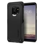 Spigen Galaxy S9 ile Uyumlu Kılıf Hybrid Armor Black - 1