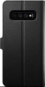 Spigen Galaxy S10 ile Uyumlu Kılıf La Manon Wallet Saffiano Black - 4