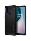 Spigen OnePlus Nord N10 5G ile Uyumlu Kılıf Rugged Armor Matte Black - 1