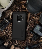 Spigen Galaxy S9 ile Uyumlu Kılıf Tough Armor Black - 8
