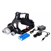 3 Başlıklı Şarjlı  Kafa Feneri   Wt-256 - 5