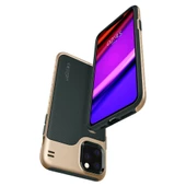 Spigen iPhone 11 Pro ile Uyumlu Kılıf Hybrid NX Forest Green thumbnail 3