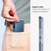 Spigen Mi 10 ile Uyumlu Kılıf Liquid Crystal 4 Tarafı Tam Koruma Crystal Clear - 5