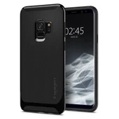 Spigen Galaxy S9 ile Uyumlu Kılıf Neo Hybrid Shiny Black thumbnail 1