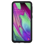 Spigen Galaxy A40 ile Uyumlu Kılıf Rugged Armor Black - 4