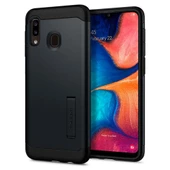 Spigen Galaxy M10s / A30 / A20 ile Uyumlu Kılıf Slim Armor Metal Slate thumbnail 1