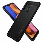 Spigen Galaxy A20s ile Uyumlu Kılıf Rugged Armor Matte Black - 5