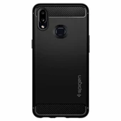 Spigen Galaxy A10s ile Uyumlu Kılıf Rugged Armor Matte Black thumbnail 2