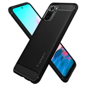 Spigen Redmi Note 10 ile Uyumlu Kılıf Rugged Armor Matte Black thumbnail 2
