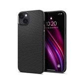 Spigen iPhone 14 Plus ile Uyumlu Kılıf Liquid Air Matte Black - 1