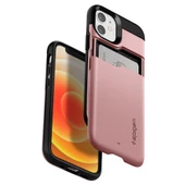 Spigen iPhone 12 Mini ile Uyumlu Kılıf Slim Armor CS Rose Gold thumbnail 2