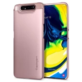 Spigen Galaxy A80 ile Uyumlu Kılıf Thin Fit Rose Gold - 1