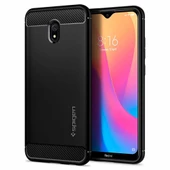 Spigen Redmi 8A ile Uyumlu Kılıf Rugged Armor Matte Black thumbnail 1