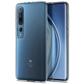 Spigen Mi 10 ile Uyumlu Kılıf Liquid Crystal 4 Tarafı Tam Koruma Crystal Clear - 1