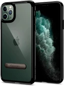 Spigen iPhone 11 Pro ile Uyumlu Kılıf Ultra Hybrid S Jet Black - 1