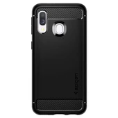 Spigen Galaxy A40 ile Uyumlu Kılıf Rugged Armor Black - 5