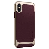 Spigen iPhone X ile Uyumlu Kılıf Neo Hybrid Burgundy - 4