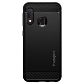 Spigen Galaxy A20e ile Uyumlu Kılıf Rugged Armor Matte Black - 5