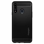 Spigen Galaxy A20s ile Uyumlu Kılıf Rugged Armor Matte Black - 2