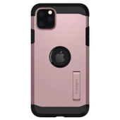 Spigen iPhone 11 Pro Max ile Uyumlu Kılıf Tough Armor XP Rose Gold thumbnail 2