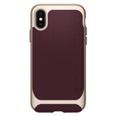 Spigen iPhone X ile Uyumlu Kılıf Neo Hybrid Burgundy - 3
